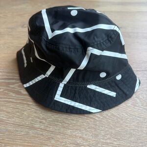 Acne Studios Face Motif Nylon Bucket Hat